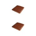 thumbnail image 2 of Kenally Cojín de asiento de bambú de verano para coche, sofá, silla fresca, alfombrilla para asiento, antideslizante, resistente al Color café 2piezas, 2 of 6