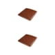 thumbnail image 1 of sweethay Cojín para asiento de bambú de verano para coche, alfombrilla para silla, cubierta cuadrada, almohadilla para asiento, transpirable, Color café 2piezas, 1 of 6