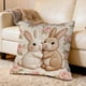 thumbnail image 5 of Uuiauoio Cute Animals Decorative Throw Pillow Cover , Animals Family Animals Outdoor Pillow Cases Square Standard Cushion Cover for Sofa Couch Bed Car 17.72x17.72 inch, 5 of 6