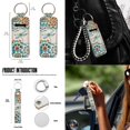 thumbnail image 5 of Jeiento Dragonfly Auto Seat Covers Full Set of 13 with Car Steering Wheel Cover Seatbelt Shoulder Pad Dahlia Trash Bin Rearview Mirror Cover Coasters Keychain Lipstick Holder Car Accessory Decor, 5 of 5