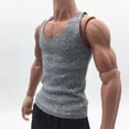 thumbnail image 3 of Accesorios de Ropa de Muñeca Masculina de 12 Pulgadas Zulema Chaleco Deportivo Gris, 3 of 8