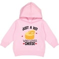 thumbnail image 2 of Inktastic Cheese Lover Kids Toddler Hoodie, 2 of 4