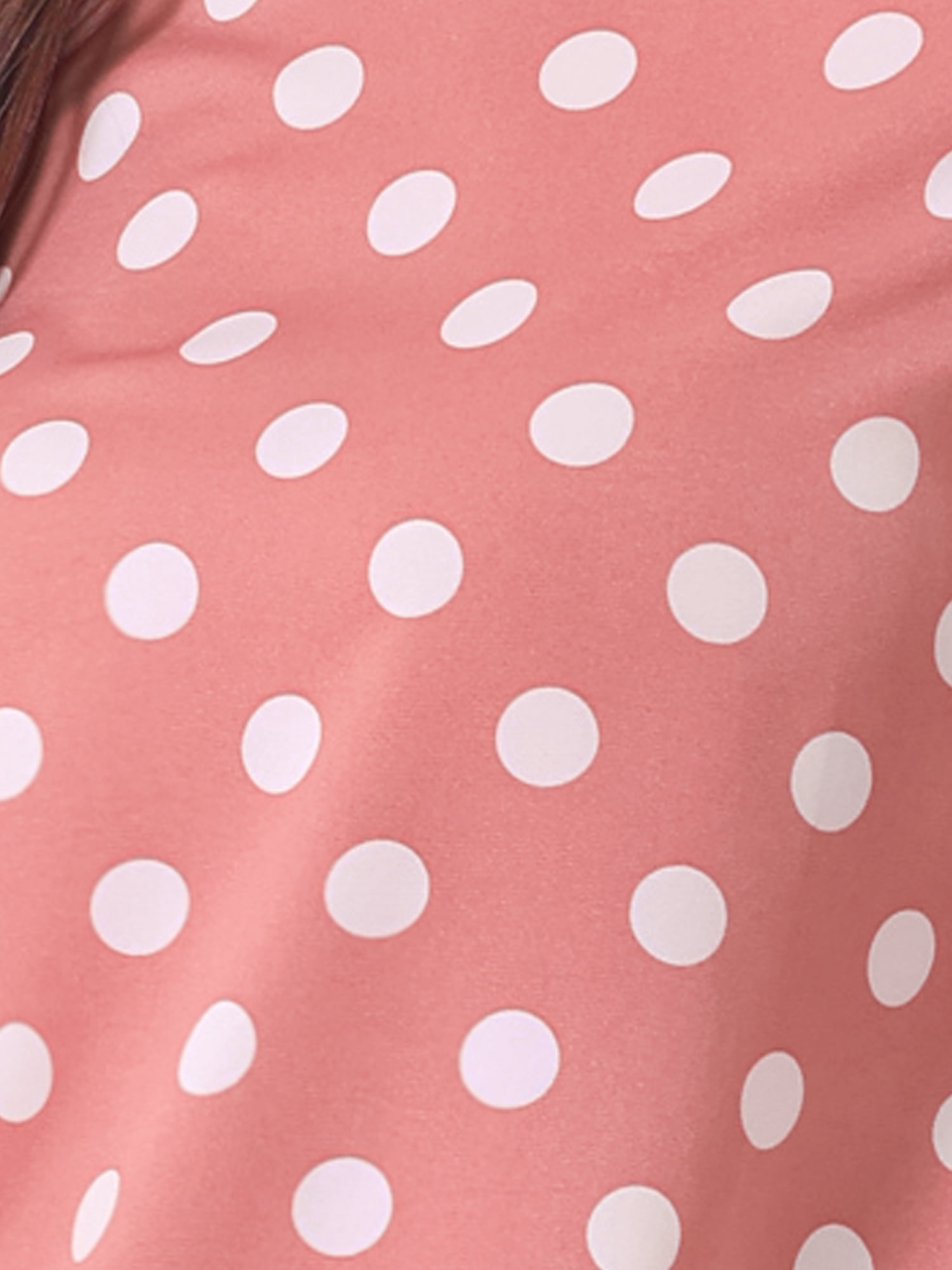 DARING DIVA Blouses 3/4 Sleeves Solid Office Work Tops M Coral