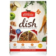 Angle View: Dish Super Premium Dry Dog Food with Real Meat, Veggies & Fruit