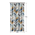 thumbnail image 5 of Multicolor Chevron Pattern Shower Curtain 36"x72" ,Bathroom Decorative Shower Curtains Set with 12 Hooks,Modern Waterproof Washable Shower Curtain, 5 of 6