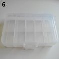 thumbnail image 2 of Walbest Plastic 10 Slots Adjustable Jewelry Storage Box Pill Beads Holder Case Organizer, 2 of 7