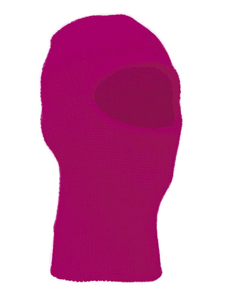 Top Headwear One-Hole Ski Mask - 12 Pack - Hot Pink