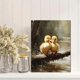 thumbnail image 2 of Qisvanset Framed Canvas Wall Art 12x16 Inch Vintage Baby Duckling Cottagecore Farmhouse Art, 2 of 5