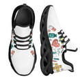 thumbnail image 1 of Zapatos Yikeluo para mujer, zapatos de enfermera, zapatillas de plataforma con estampado médico para mujer, zapatos planos con cordones transpirables, cómodos para mujer, 1 of 6