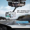 thumbnail image 3 of 360 Rearview Mirror Phone Holder Compatible Car Mount Phone And Gps Holder Universal Rotating Adjustable Telescopic Car Phone Holder_Gift Of G, 3 of 3