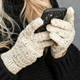 thumbnail image 5 of CC Cozy Confetti Tech Screen Touch Gloves, 5 of 6