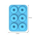 thumbnail image 4 of Molde para Rosquillas FLhrweasw 6 Cavidades Pastelería Chocolate Bandeja para Hornear azul, 4 of 7