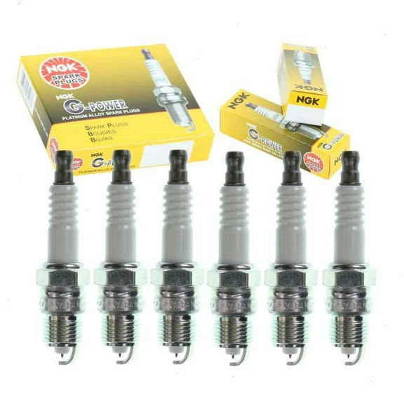 6 pc NGK G-Power Spark Plugs compatible with GMC C1500 4.3L V6 1985-1995