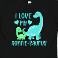 thumbnail image 4 of Inktastic I Love My Auntie-saurus Cute Brontosaurus Family Boys or Girls Baby T-Shirt, 4 of 5