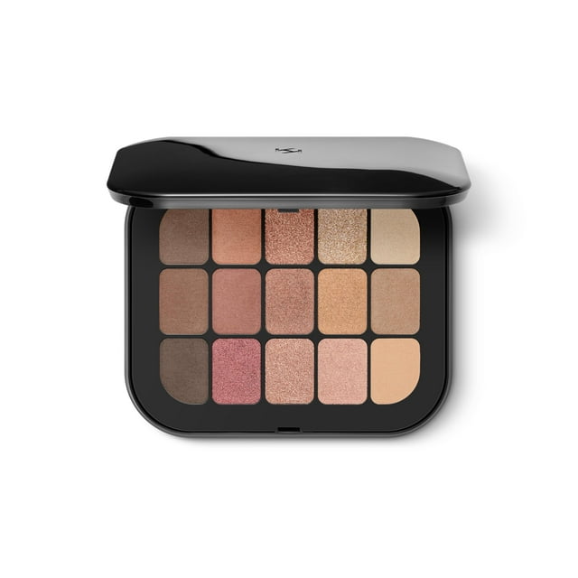 Paleta de Sombras de Ojos KIKO Master 02 con 15 Tonos Mate y Metálicos