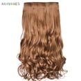 thumbnail image 2 of BadPiggies 24" 5 Clips Full Head Curly Wave Long Wig Clips in Synthetic Hair Extensions Hairpieces for Women (30# Light Auburn), 2 of 10