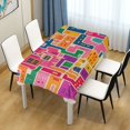 thumbnail image 3 of Yayeee Tablecloths for Rectangular Tables 60 x 60 inch Party Table Cover, Art Map, 3 of 6