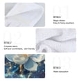 thumbnail image 5 of BZSMCE Hanging Hand Towels Fashion Mystic Lotus in The Night Pattern 2-Pack - Velcro Style Bathroom Kitchen Towels, 5 of 7