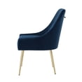 thumbnail image 5 of Inspired Home Donati Velvet Dining Chair set of 2, Navy, 5 of 9