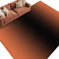 thumbnail image 2 of Orange Black Ombre Area Rug 5x8 FT, Non Slip Bedroom Throw Carpet, Modern Gradient Abstract Art Washable Soft Floor Carpet Non-Shedding Rug for Living Room Nursery Dorm Office, 2 of 9