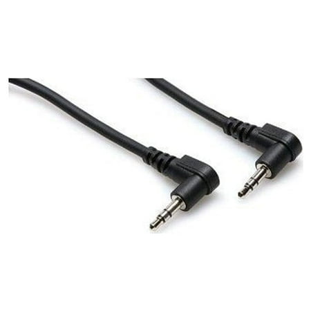 UPC: 0728736049963 | Hosa CMM-103RR Right-Angle 3.5mm TRS to Right-Angle 3.5mm TRS Stereo Interconnect Cable  3 feet