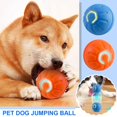 thumbnail image 2 of Dog Toy Ball Electronic Interactive Pet Toy Ball Electronic Interactive Pet Products Rechargeable Smart Moving Gravity Jumping Orange Shell, 2 of 6