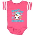 thumbnail image 3 of Inktastic Baby's 1st Christmas with Cute Penguin and Snowflakes Boys or Girls Baby Bodysuit, 3 of 5