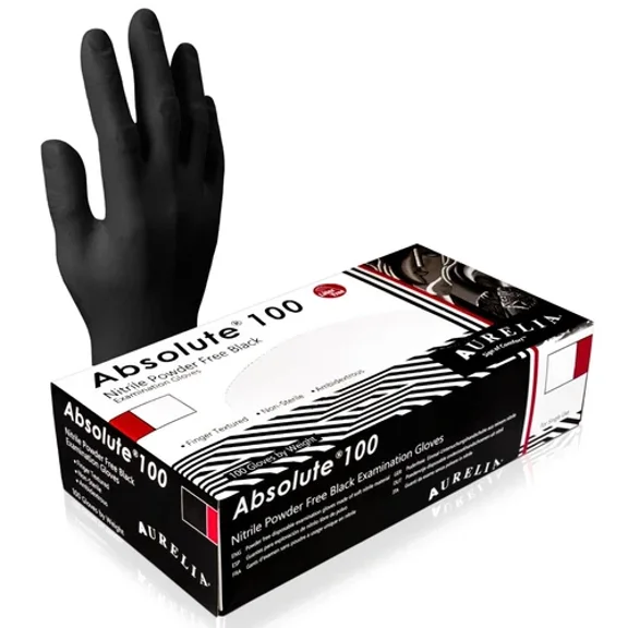 200 Xs Extra Small Black Nitrile Gloves 3.2 Mil Disposable Exam Latex Free Bulk