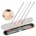 thumbnail image 4 of 9/4/2pcs Acne Blackhead Remover Needles to Remove Blackheads, Acne Black Spot Extractor Stainless Steel Pimple Removal Tool, 4 of 5