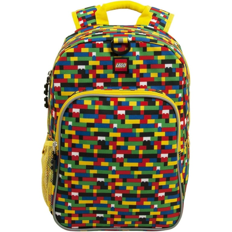 LEGO Heritage Classic Kids School Backpack Bookbag, for Travel, On-the-Go, Back to School, Boys and Girls, with Adjustable Padded Straps and Fun LEGO Heritage Classic Kids School Backpack Bookbag, for Travel, On-the-Go, Back to School, Boys and Girls, with Adjustable Padded Straps and Fun