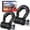 Black 3/4" 2 Pack, variant on 4 PCS Small 5/8" D-Ring Shackles | 3.25 Ton (7165 lbs) Capacity Heavy Duty Off-Road Recovery Shackle Kit for Cars and Other Applications for Tie Downs Towing Black & red