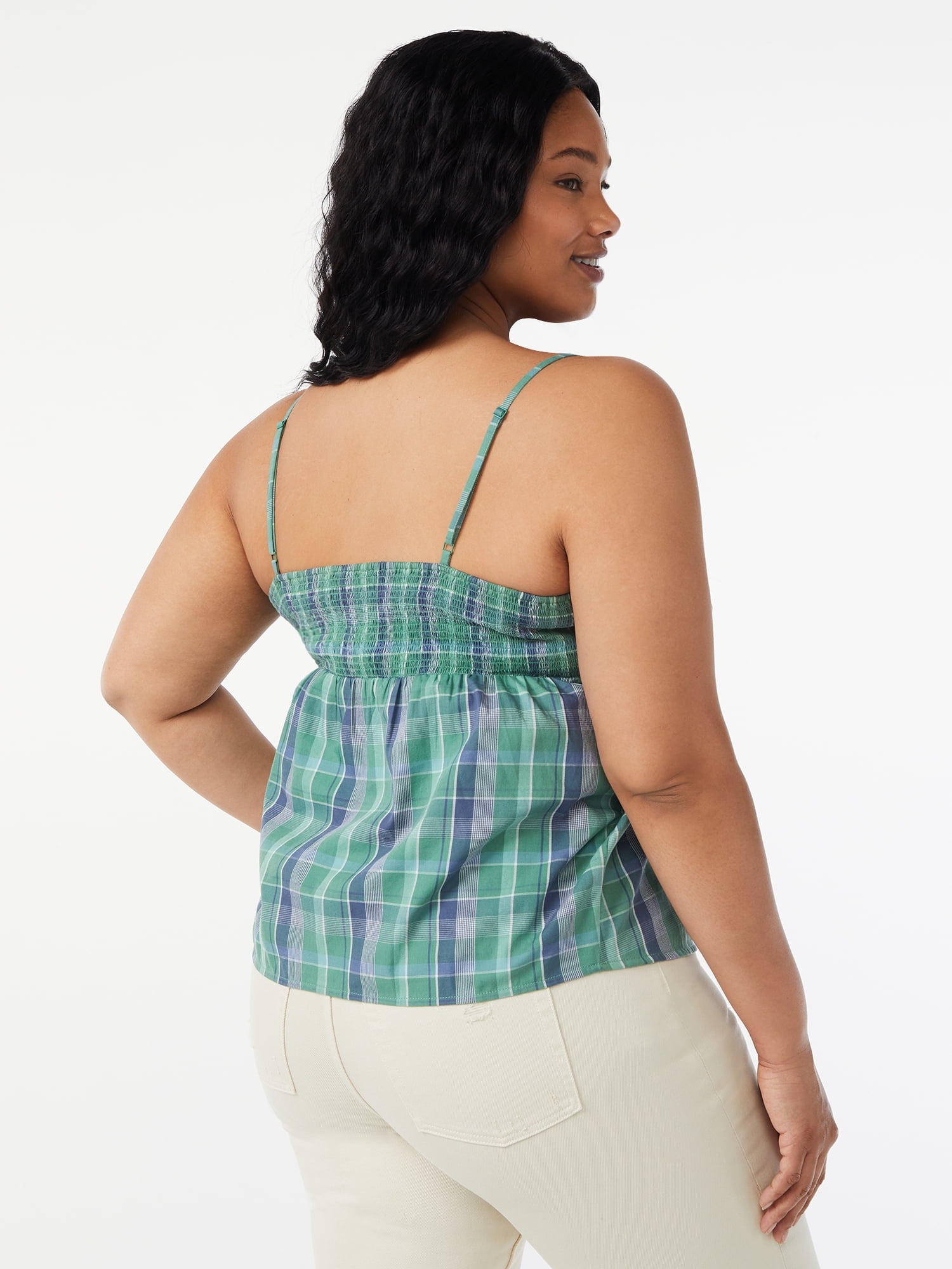 Free Assembly Women's Tank Top with Tie Front