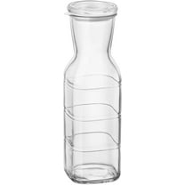 Bormioli Rocco Glass Frigoverre Future 33.75 Oz. All Glass Pitcher With Airtight Lid, Made In Italy