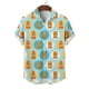 thumbnail image 3 of Camisas de verano nuevas de selva tropical para hombres y mujeres, ropa de calle de tendencia, ropa de moda sencilla con solapa de manga corta, ropa para mujer, camisa superior, 3 of 4