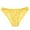 Yellow, variant on Rohuuque Women's Bikini Bottom Ultra Sheer Mesh Panties Breathable No Show Underwear String Bikini Underwear for Women Pink