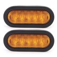 thumbnail image 3 of 2pcs 12V Camion Côté Feu de Signalisation 6LED 6000K Haute Luminosité, 3 of 9