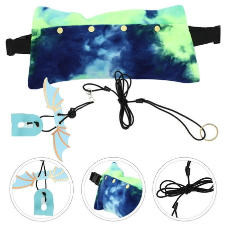 HIAKDOFT 1 Set Lizards Sling Carrier Plush for Walking Reptile Carrying Bag 42X7.9X0.39In