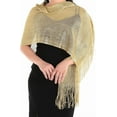 thumbnail image 4 of YooGuoGuo Sparkling Metallic Shawls and Wraps for Evening Dresses with Buckle Women Shawls and Wraps for Party Bride Bridesmaid, 4 of 7