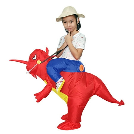 Party Jumpsuit Costumes Inflatable Carnival Funny Clothes Dinosaur T-Rex Cosplay
