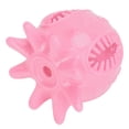 thumbnail image 4 of Forma de pulpo Limpieza de dientes de perro Bola para masticar Dispensador de alimentos Cepillo de dientes chirriante Juguete para morder Rosa, 4 of 12