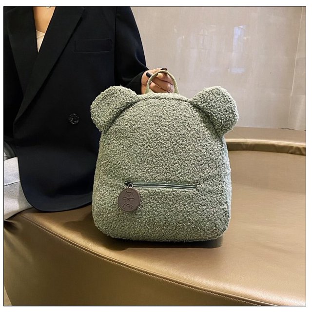 Mochila portátil con forma de oso Para Mujer, de hombro con forma de oso morral, Para viajes y compras, 2023 Fivean unisex