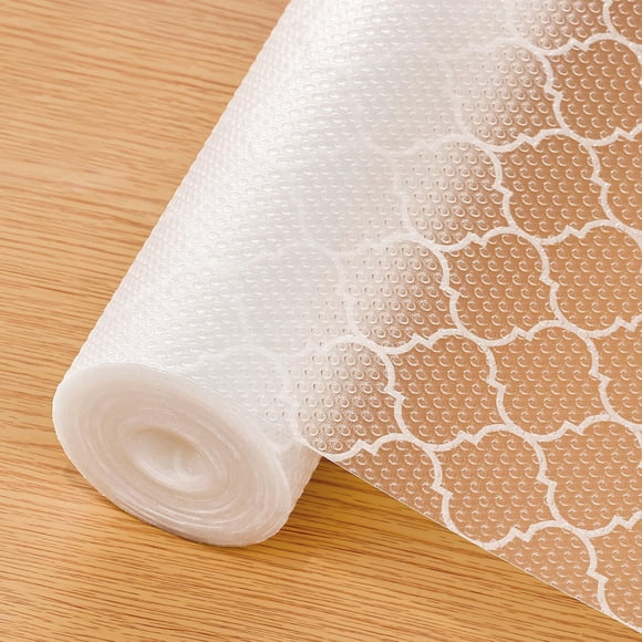 Cooyes Doublures d'Étagère et de Tiroir pour Armoires de Cuisine, Doublure d'Armoire Antiadhésive, Tapis de Tiroir Antidérapants en EVA Imperméables et Durables pour Étagères, Réfrigérateur, Sto