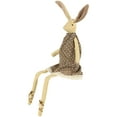 thumbnail image 6 of Northlight Long Legged Sitting Ballerina Girl Bunny Easter Figure - 12" - Beige and Brown, 6 of 7