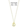 OJinShaWanO Simple Gold Plated Necklace Experience the Power and Charm