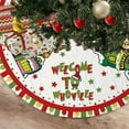 thumbnail image 6 of Xuniizn Christmas Tree Skirt Multicolor Short Plush Tree Skirts for Xmas Decor, Party Festive Merry Christmas Decorations for Home, 59", 6 of 7