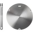 thumbnail image 1 of Induction Cooktop Adapter Plate, Heat Diffuser for Gas Stove Cooktop, Beswarmy Stainless Steel Induction Converter Disk Simmer Plate with Detachable Handle 22cm, 1 of 7