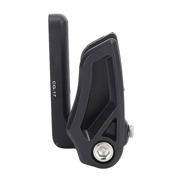 Guía para cadena de bicicleta, protector de cadena de dientes positivo y negativo de aleación de aluminio de un solo disco para 1 desviador delantero del sistema