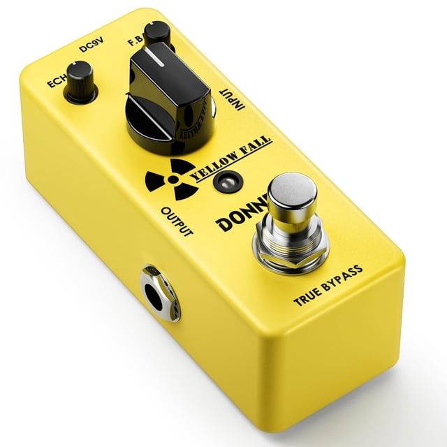 Pedal analógico de retardo Donner Yellow Fall para guitarra eléctrica