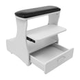 thumbnail image 5 of 4 Wheels Pedicure Chair, Manicure Foot Stool with Wheels, Portable Foot Bath Spa Cart Beauty Nail Pedicure Foot Rest Trolley, Footrest Salon Supplies Foot Massage Station for Home, Bathroom, 5 of 36