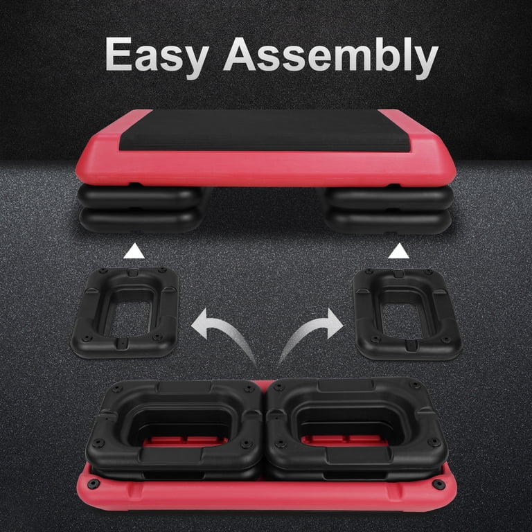 Workout Risers The Step Original Aerobic Platform - Adjustable Home Gym ...